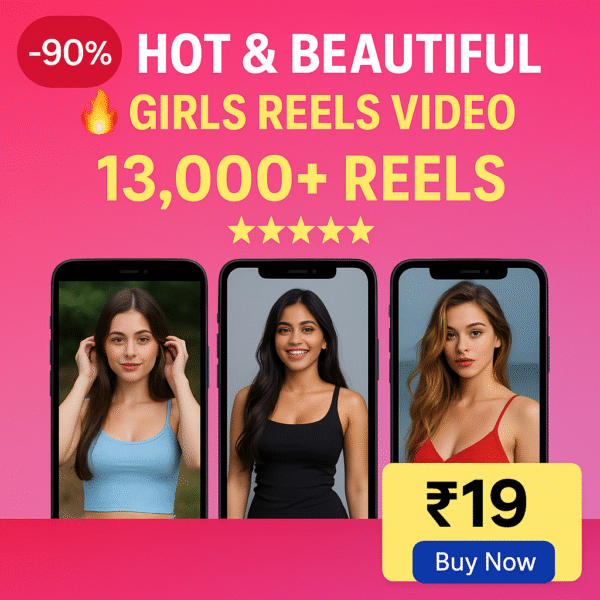 13,000+ Hot & Beautiful Girls Reels Video Bundle